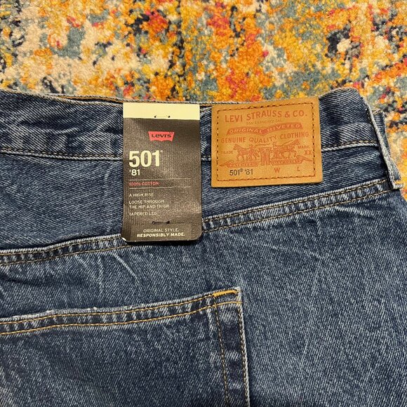 NWT Levi's 501 '81 edition 26W Short Plus Size Jeans - Picture 7 of 12